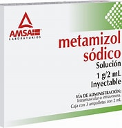 [7502226293776] METAMIZOL SODICO SOLUCION INYECTABLE 1G/*2ML C/3 AMPOLLETAS ALPHARMA COLLINS