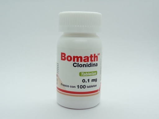 [656599020358] BOMATH c/100 TABS. 0.1 MG. Clonidina 0.1mg. NA