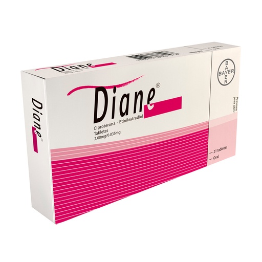 [7896116865663] CIPROTERONA/ESTRADIOL 2.00MG/0.35MG C/21 TAB (DIANE) COLLINS