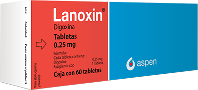 [7502253073044] Lanoxin Digoxina 0.25 Mg 60 Tabletas ASPEN