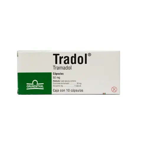 [7502209290259] Tramadol Tradol 50 Mg Frasco Ámpula 3X1 Ml GRUNENTHAL