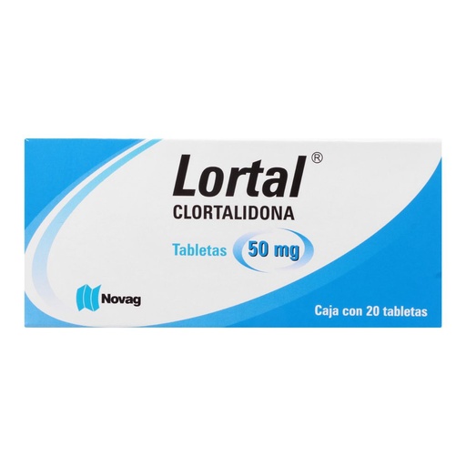 [7501075713152] CLORTALIDONA (LORTAL) 50MG C/20 TAB