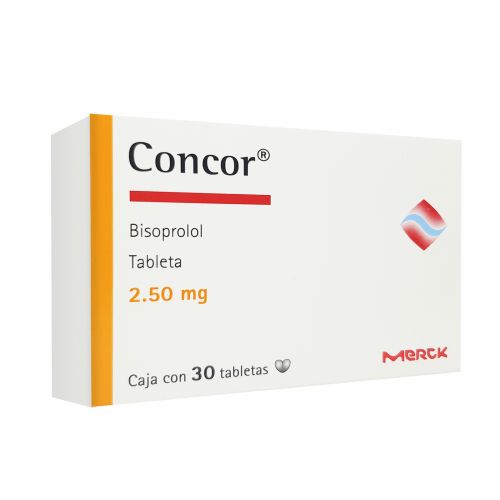 [7501298204987] Concor Bisoprolol  2.50 Mg 30 Grageas MERCK