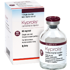 [8715131009601] Kyprolis Carfilzomib  Solución Inyectable. Cada frasco ámpula con polvo liofilizado contiene: Carfilzomib 60 mg Envase con frasco ámpula con polvo liofilizado AMGEN