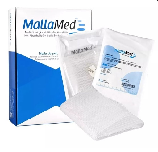 [7501802100385] MALLA MED DE POLIPROPILENO DE 30X30 CM SOLOMED