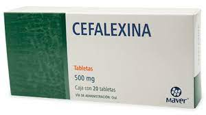 [7502009740480] Cefalexina. Tableta o Cápsula. Cada tableta o cápsula contiene: Cefalexina monohidratada equivalente a 500 mg de cefalexina. Envase con 20 Tabletas o Cápsulas.