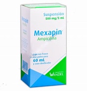 [7503001007144] MEXAPIN SUSP. Fco. 60 ML. 500 MG/5 ML.                Ampicilina  500mg. (Susp. Oral) NA