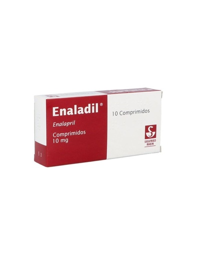 [7501300409805] Enaladil 10 Mg 10 Comprimidos Maleato de enalapril 10 mg. SIEGFRIEDRHEIN