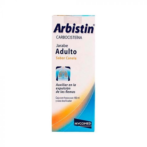 [7501092774754] Arbistin Adulto 7.5 G 150 Ml Jarabe  Carbocisteína 7.5 g Vehículo cbp 100 mL.