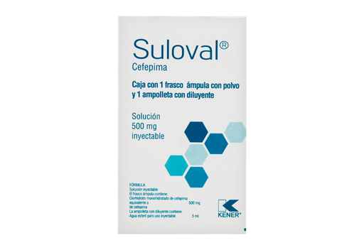 [7501493873216] SULOVAL 1G3ML FCOYAMP SINY C1 VP CEFEPIMA KENER
