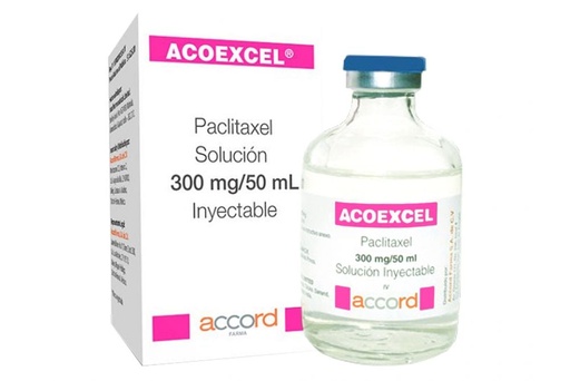 [7506335701320] Acoexcel PACLITAXEL 30mg/ 5mL Envase con 1fco. Ampula Seco, manejable hasta 25°C.                                                      ACCORD