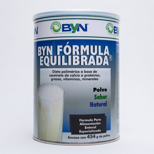 [010000273900] Byn Formula Equilibrada Dieta Polimerica A Base De Caseinato De Calcio O Proteinas Grasas Vitaminas Minerales.  Envase con 400 - 454 gramos con o sin sabor. FRESENIUS KABI