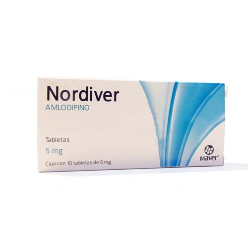 [7502009744136] AMLODIPINO 5MG (NORDIVER) 10 TABS COLLINS
