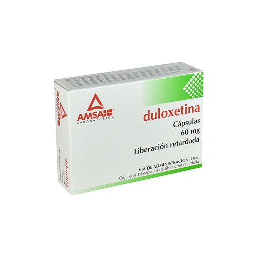 [7501349021624] DULOXETINA (Amsa) c/14 CAPS. L.R. 60 MG. Duloxetina 60mg. NA