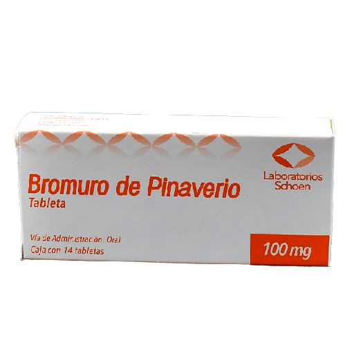 [821998000434] BROMURO DE PINAVERO 100 MG C/14 TAB LAB SCHOEN COLLINS
