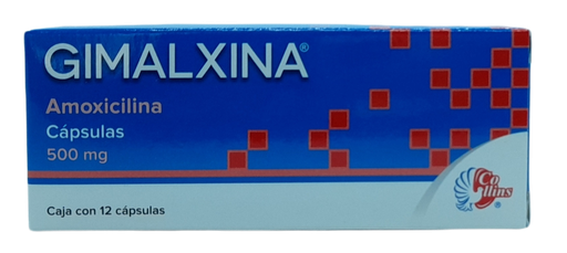 [780083140663] GIMALXINA c/12 CAPS. 500 MG. Amoxicilina  500mg. (Caps. Orales). NA