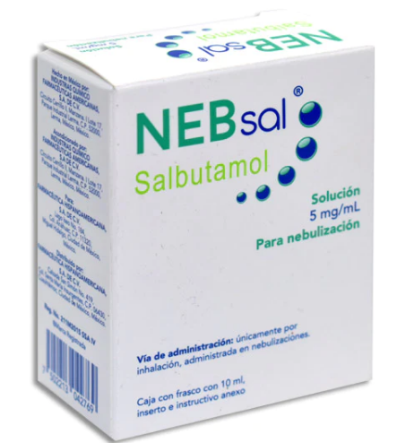 [7502213042769] NEBSAL SOL. p/Inhalación Fco. 10 ML. 5 MG/1 ML. NA