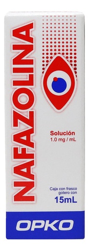 [75051549] NAFAZOLINA (Opko) Sol. Oftálmica Fco. Gotero 15 ML. 1 MG/1 ML. Nafazolina 1mg. (Sol. Oftálmica) NA