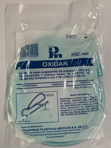 [3005] CATETER PARA SUMINISTRO DE OXIGENO IPM