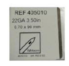[BD405010] AGUJA WHITACRE NEEDLE 22G X 3.50 IN c/10 BD