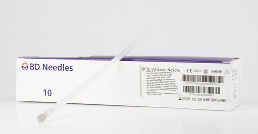 [BD409443] AGUJA ESPINAL WHITACRE 27G X 4 11/16 IN BD