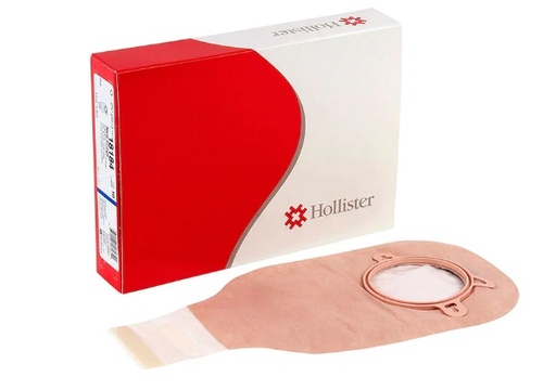 [HOLL18184] BOLSA DE COLOSTOMIA DRENABLE BEIGE CON FILTRO 70 MM CAJA CON 10 HOLLISTER