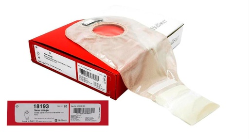 [HOLL18193] BOLSA DE COLOSTOMIA DRENABLE TRANSPARENTE CON FILTRO 57 MM CAJA CON 10 HOLLISTER
