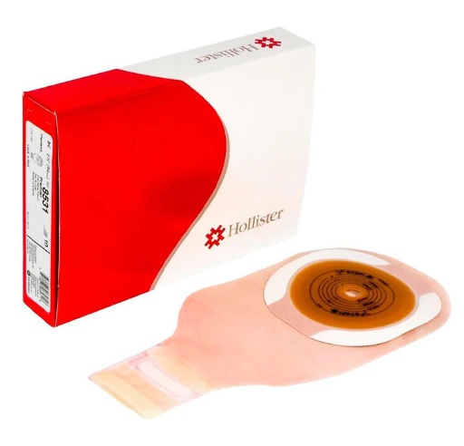 [HOLL8531] BOLSA PARA COLOSTOMIA DRENABLE LOCK´N´ROLL, SIN FILTRO. RECORTABLE 64 MM HOLLISTER