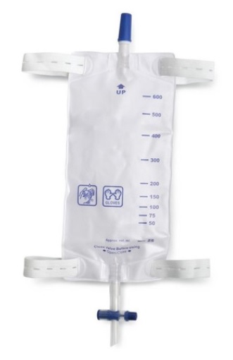 [RUS501-L] BOLSA RECOLECTORA DE ORINA ADULTO, PARA PIERNA SILICEO