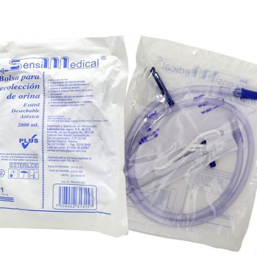 [JAY6001200] BOLSA RECOLECTORA DE ORINA 2L MODELO PLUS SENSIMEDICAL