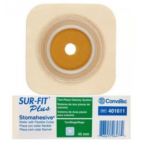 [401611] PLACA CON ARO DE 45 MM (S.F. FLEXIBLE) CONVATEC