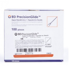 [BD302357] AGUJA DESECHABLE 25G X 16MM (NARANJA) C/100 BD