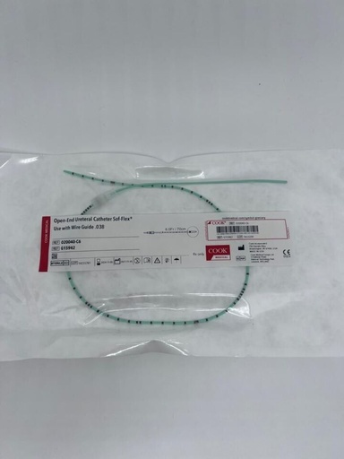 [020040-C6] CATETER URETERAL OPEN-END 6FR, 70CM COOK