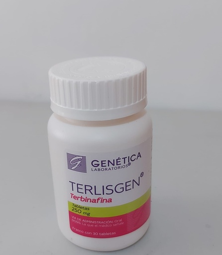 [7501842901072] TERLISGEN c/ 30 TABS. 250 MG. NA