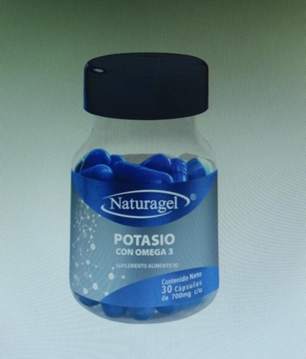 [7503036782009] POTASIO CON OMEGA-3 c/30 CAPS. 700 MG. NA