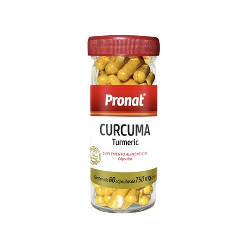[7501062914241] Curcuma Suplemento Alimenticio 750 Mg 60 Cápsulas