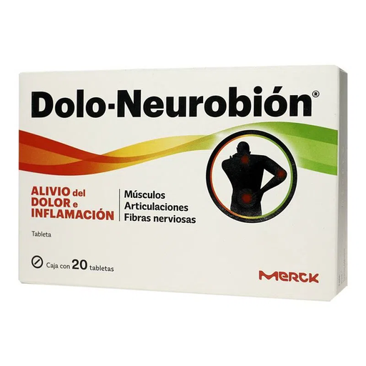 [7501298223704] COMPLEJO B /DICLOFENACO C/20TABLETAS (DOLO-NEUROBION) COLLINS