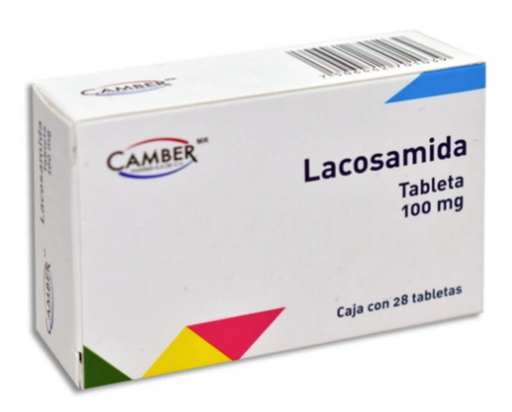 [7506442701039] Lacosamida Tableta Cada Tableta contiene: Lacosamida 100 mg Envase con 28 Tabletas CAMBER