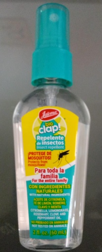 [759684471452] BIO CLAP (Repelente de Insectos) Fco. Atomizador 60 ML. Repelente de Mosquitos e insectos. NA