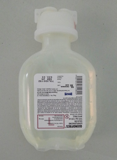 [7501052712802] QUINOFRES Sol. Iny. Envase 100 ML. 500 MG/100 ML. NA
