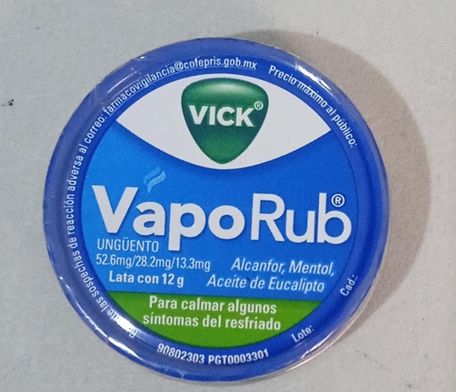[75916565] VICK VAPORUB 12 G COLLINS