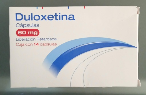 [7501384546007] DULOXETINA (Psicofarma) c/14 CAPS. L.R. 60 MG. Duloxetina 60mg. NA