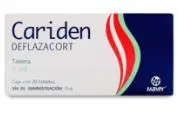 [7502009746727] CARIDEN c/20 TABS.  6 MG. Deflazacort  6mg.