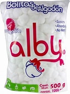 [7503010569077] BOLITAS DE ALGODÓN Torundas (Alby) Bolsa c/500 G. Algodón torundas NA