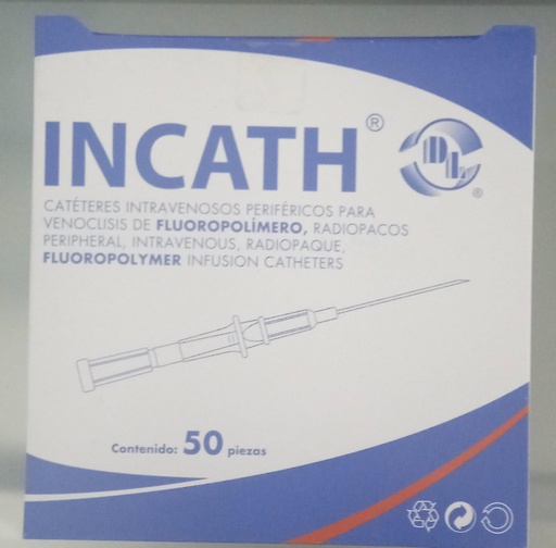 [7501128127233] Catéter I.V. Radiopaco (DL) 20Gx30mm Color Rosa Catéter para venoclisis de Flouropolimero, radiopaco, con aguja estéril, desechable, atóxico y libre de pirógenos. Calibre 20Gx32mm [Diam. 20G (1.10mm); Long. 1-1/4"(30mm); Flujo 60mL/min; Color rosa] Indicado en cualquier infusión de rutina, Procedimientos quirúrgicos, Componente de sangre a grado lento. 