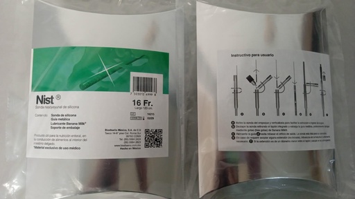 [750301249998] Nist Sonda Nasoyeyunal De Silicona Para Alimentación 16 Fr Largo 120cm  NIST