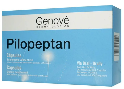 [8423372025044] PILOPEPTAN 650 MG 60 CAPS CALCIO CON DERMA