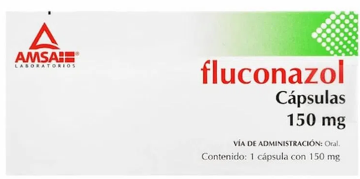 [7501349012943] FLUCONAZOL (Amsa) c/1 CAPS. 150 MG. Fluconazol 150mg. (Caps. Orales). NA