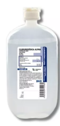 [7501052712185] CLORUROSÓDICA ALPHA Sol. Iny. 0.9% Fco. 1000 ML. Cloruro de Sodio (Sol. Inyectable) Macrosolución. NA