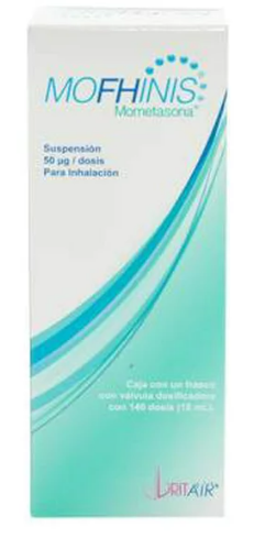 [7502213042813] MOFHINIS SUSP. p/INHALACIÓN NASAL Fco. 18 ML. c/140 Dosis 50 MCG. Mometasona 50mcg/1 Dosis. (Adulto) NA